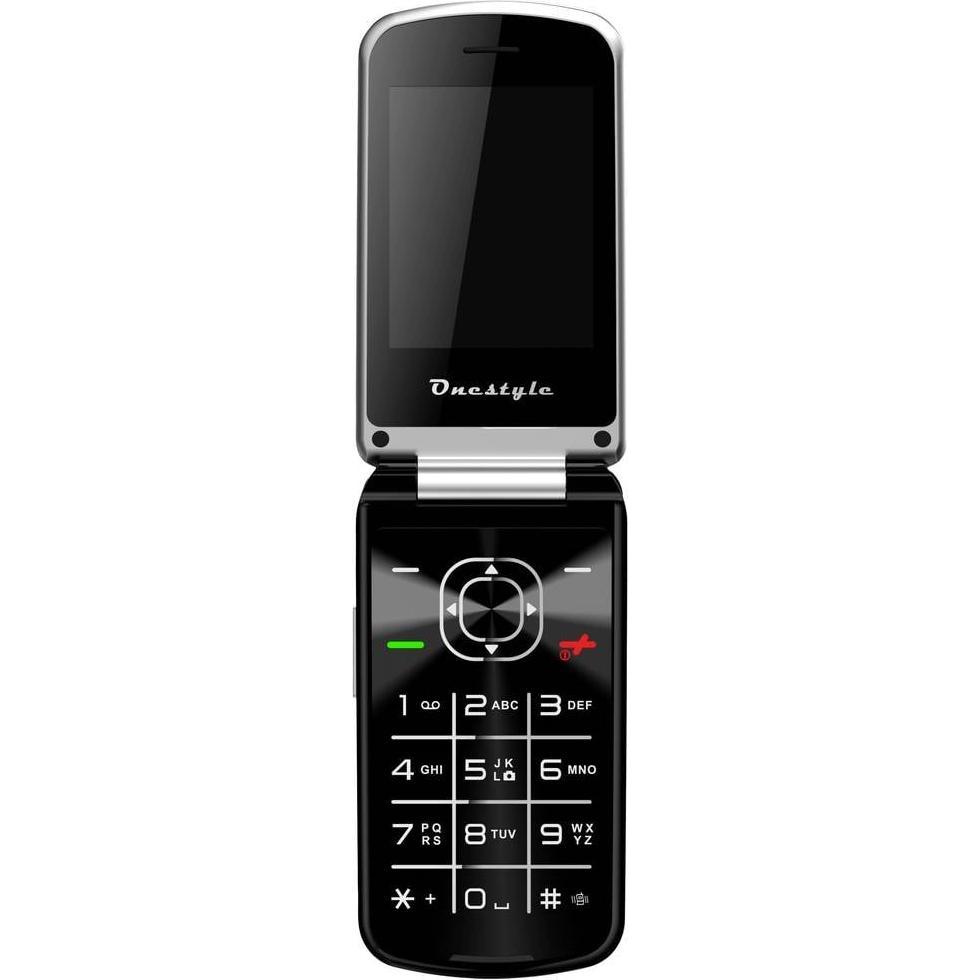 Onestyle Mobiltelefon Shell plus schwarz (2.80", 2G), Tastenhandy, Schwarz