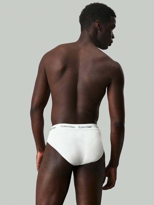 Produktbild Calvin Klein Slip "Cotton Stretch" Weiss (S, 3er Pack)