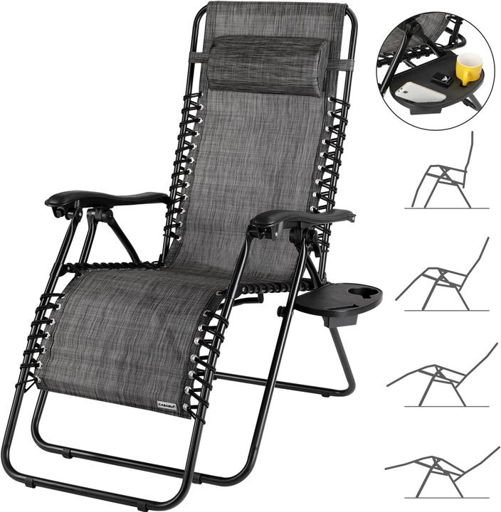 Actual product image Casaria Deckchair (165 cm)
