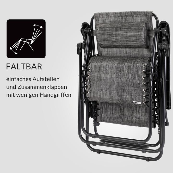 Actual product image Casaria Deckchair (165 cm)