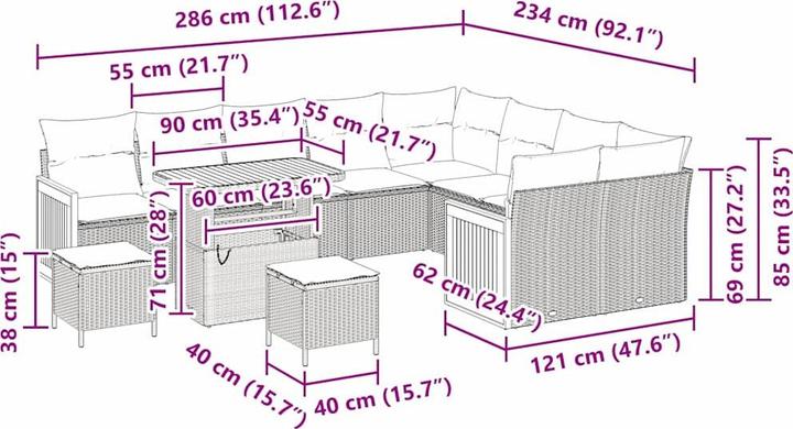 Produktbild vidaXL Hana