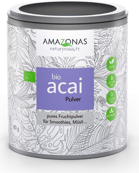 Produktbild Amazonas Bio Fruchtpulver 100 % pur (1 Stück, Pulver, 80 g)