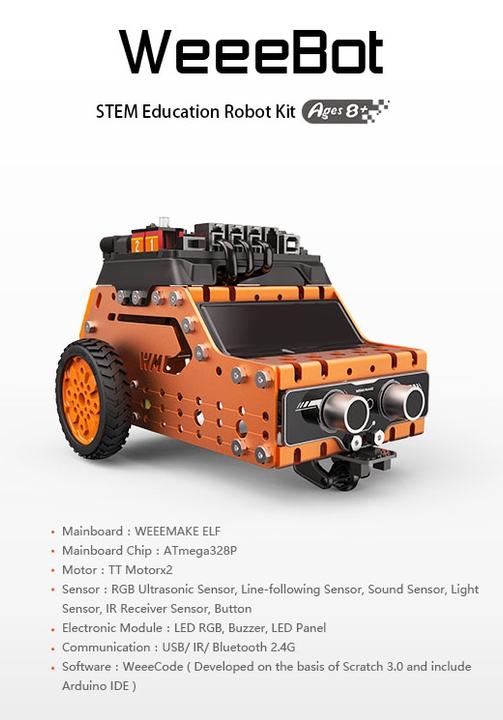Produktbild Weeemake WeeeBot mini STEM Robot Kit
