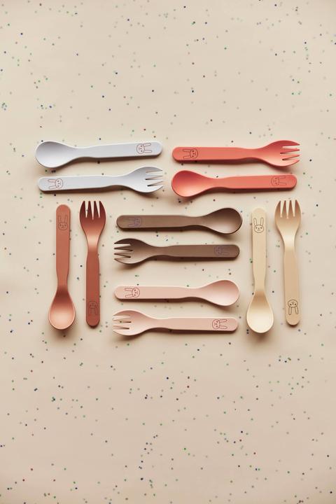 Actual product image OYOY Mini Children's cutlery set Pullo Blue