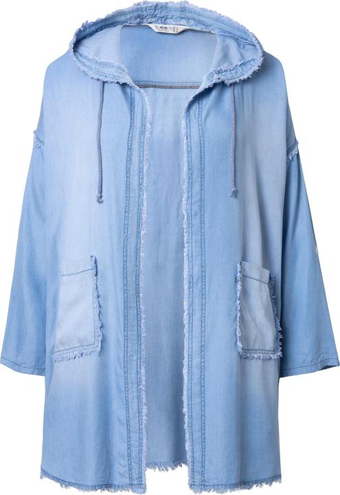 Produktbild Angel of Style Jacke, softe Jeansoptik, Kapuze, Rückenprint (48)