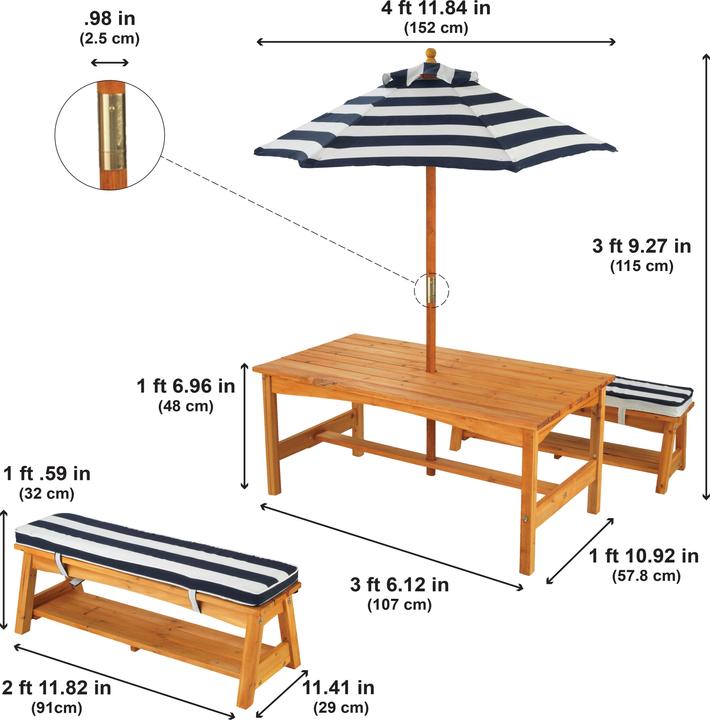 Produktbild KidKraft Gartentischset