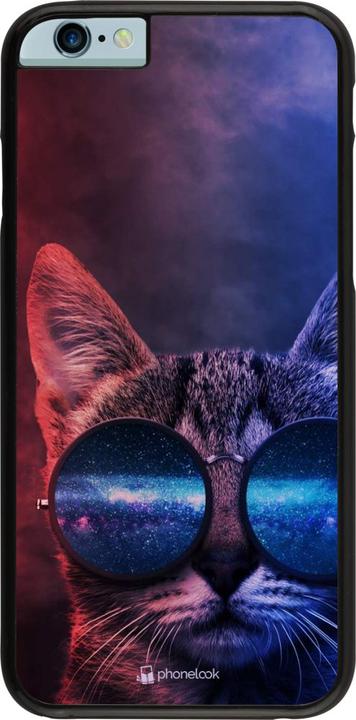 Actual product image PhoneLook Coque Red Blue Cat Glasses (Apple iPhone 6)