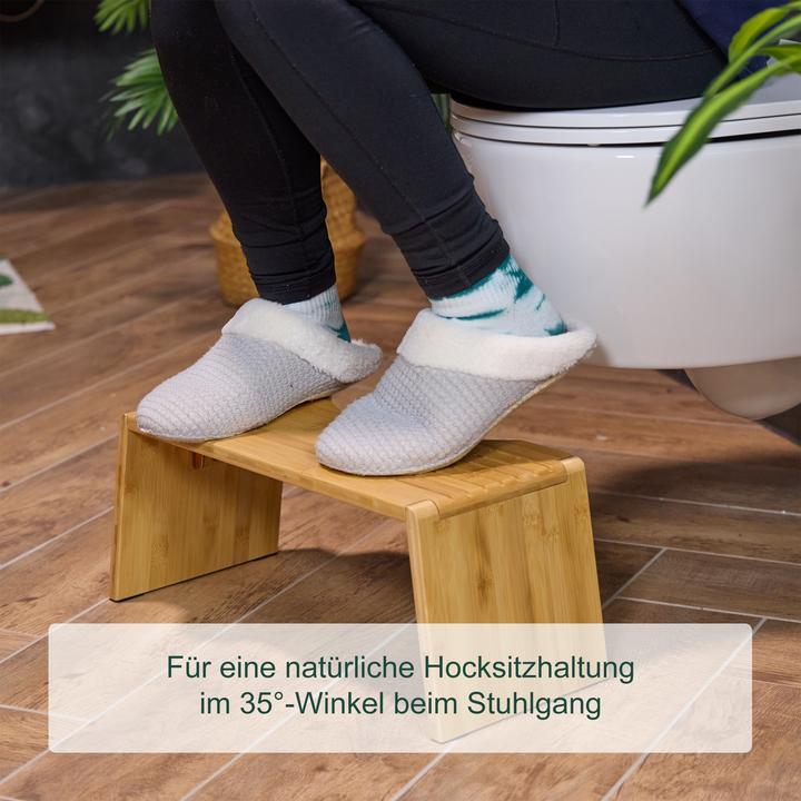 Actual product image Relaxdays Toilettenhocker