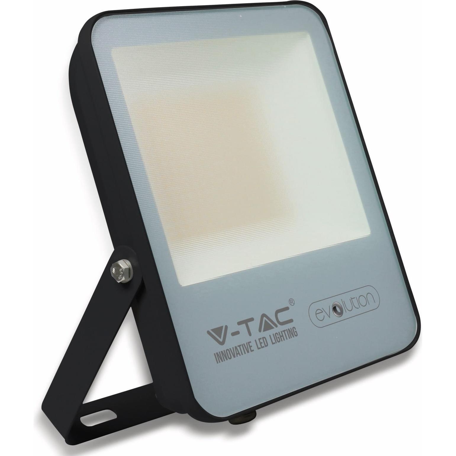 V-TAC, Fassadenbeleuchtung, VT52 50W LED Fluter SMD SAMSUNG Chip Schwarzer Körper 6500K 137 lmW (6850 lm, IP65)
