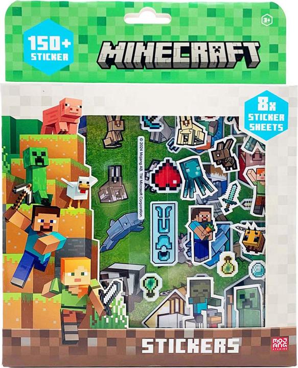 Minecraft-Aufkleberset