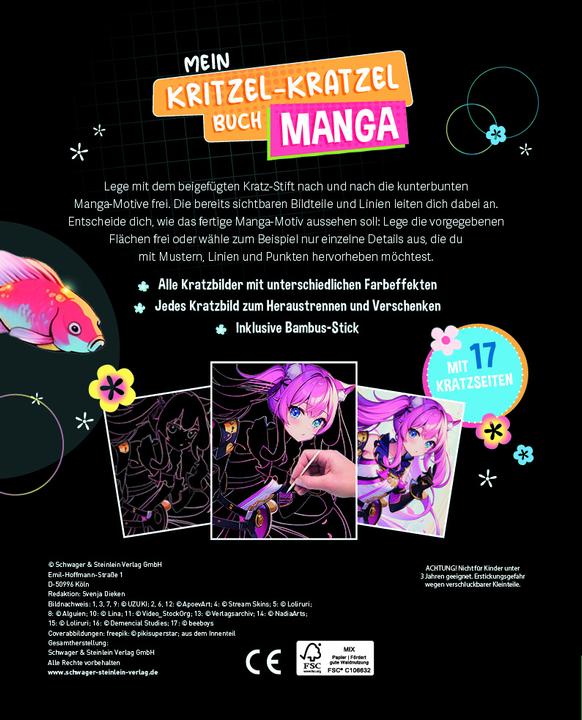 Produktbild Mein Kritzel-Kratzel Buch Manga