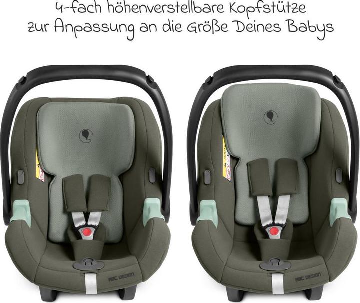 Produktbild ABC Design ABC Tulip Babyschale i-Size / 0 bis ca. 13 kg (Babyschale, ECE R129/i-Size Norm)