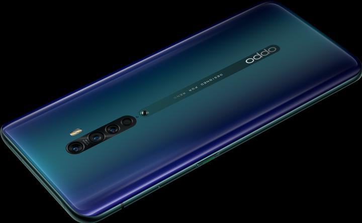 Actual product image OPPO Reno2 (256 GB, Ocean Blue, 6.50", Hybrid Dual SIM, 4G)