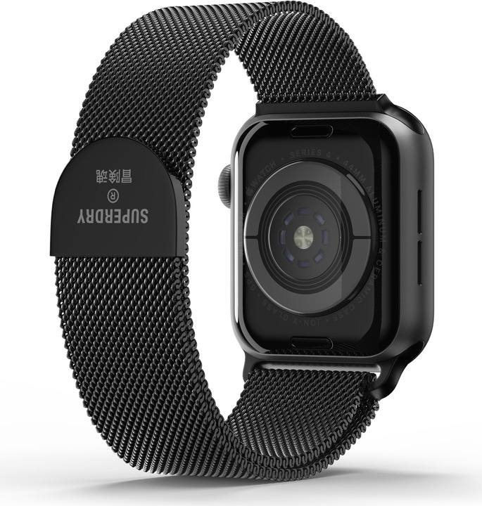 Image du produit Superdry Bracelet de montre en cotte de mailles (38 mm, 40 mm, Métal, Aimant, Apple Watch Series 1, Apple Watch Series 2, Apple Watch Series 3, Apple Watch Series 4, Apple Watch Series 5, Apple Watch Series 6, Apple Watch SE)
