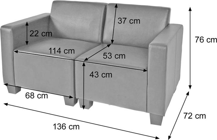 Produktbild JOHN316 Sofa (2-Sitzer)