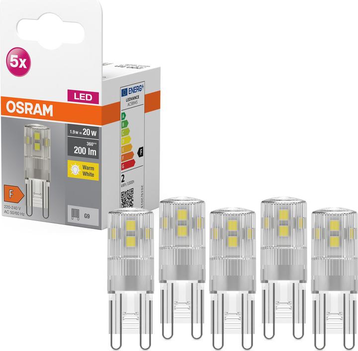 Actual product image Osram Led Base Pin G9 (G9, 1.90 W, 200 lm, 1 x, F)