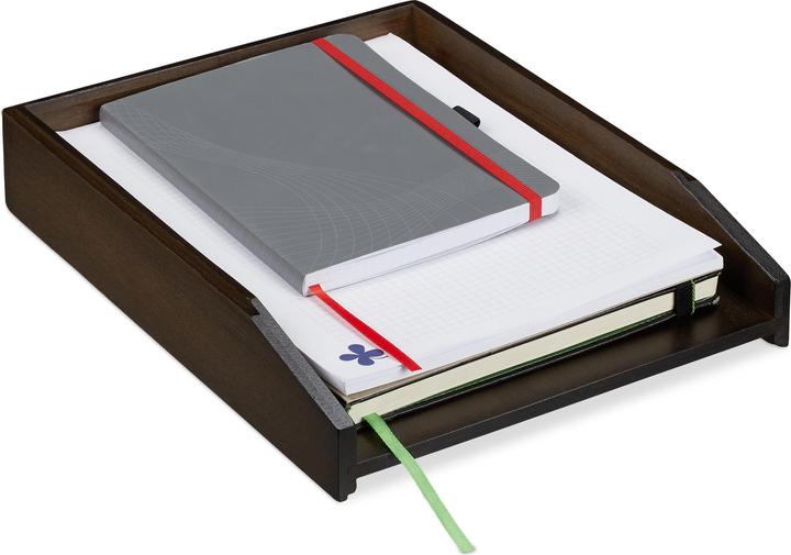 Actual product image Relaxdays Stacking Letter Rack, DIN A4 (Special)