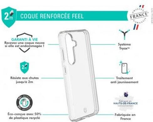 Produktbild Force Case Schutzhülle für Galaxy S24 Plus Verstärkt FEEL System Tryax 3D-Einsätze (Samsung Galaxy S24+)
