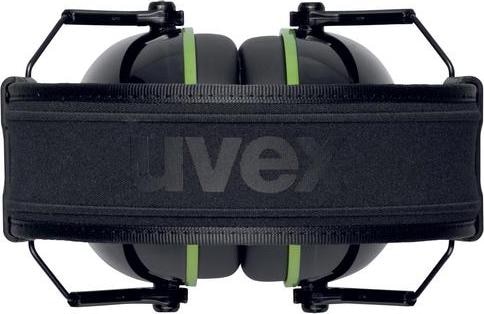 Produktbild Uvex Safety Kapselgehörschutz K10 schwarz, grün SNR 30 dB Grösse L, M, S (1 x)