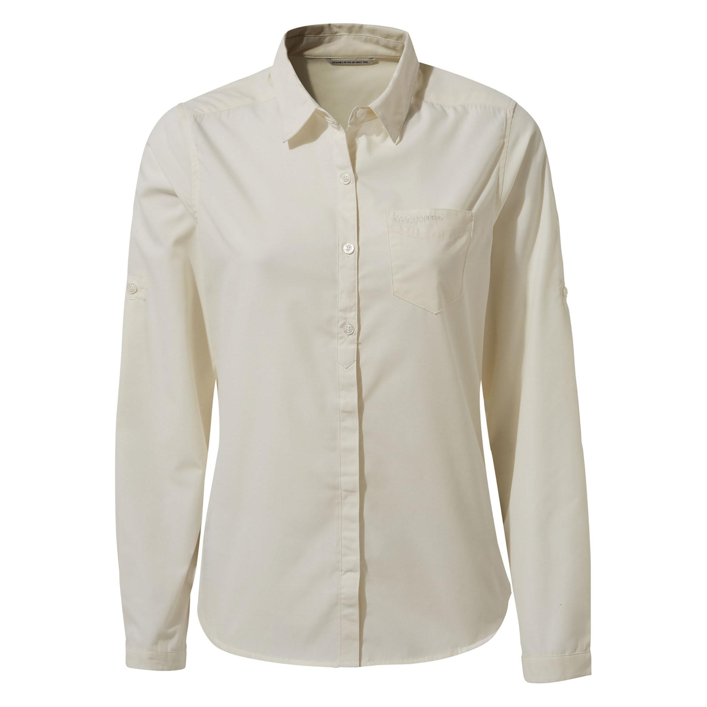 Craghoppers, Damen, Hemden, Kiwi Ls Shirt, Beige, (L)