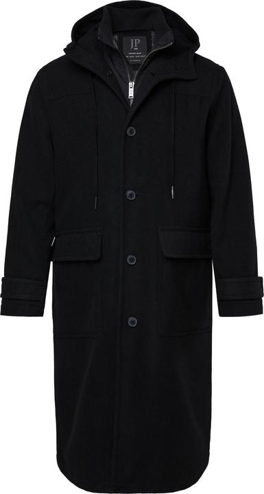 Produktbild JP1880 Wolloptik Funktionsmantel, wasserabweisend, Kapuze, Zipper, bis 7 XL (3XL)