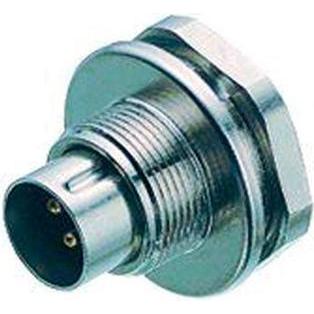Schubiger Serie 712 4 pole M9 male panel mount, Elektronikkabel + Stecker