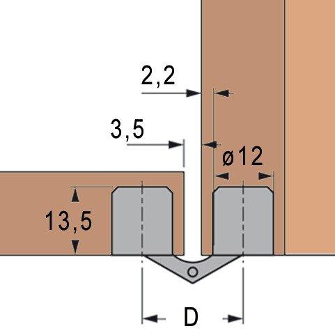 Actual product image Werkstarck Möbelscharniere