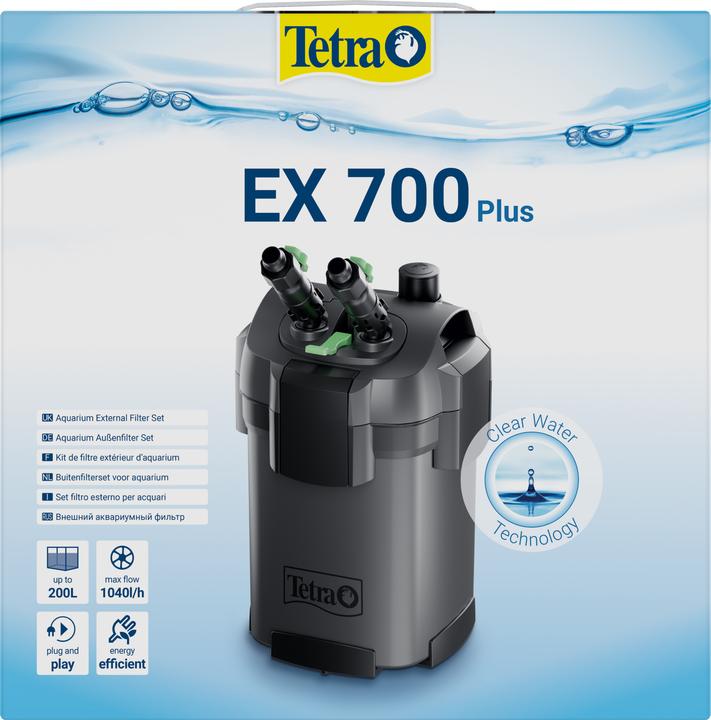 Tetramin Set completo di filtri esterni EX 700 Plus (200 l, Filtri esterni, Acqua dolce)