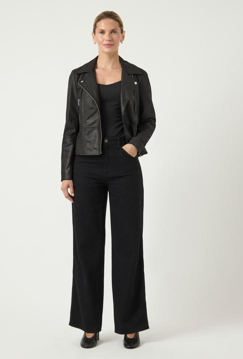 Actual product image Yas YASSOPHIE leather biker jacket (M)