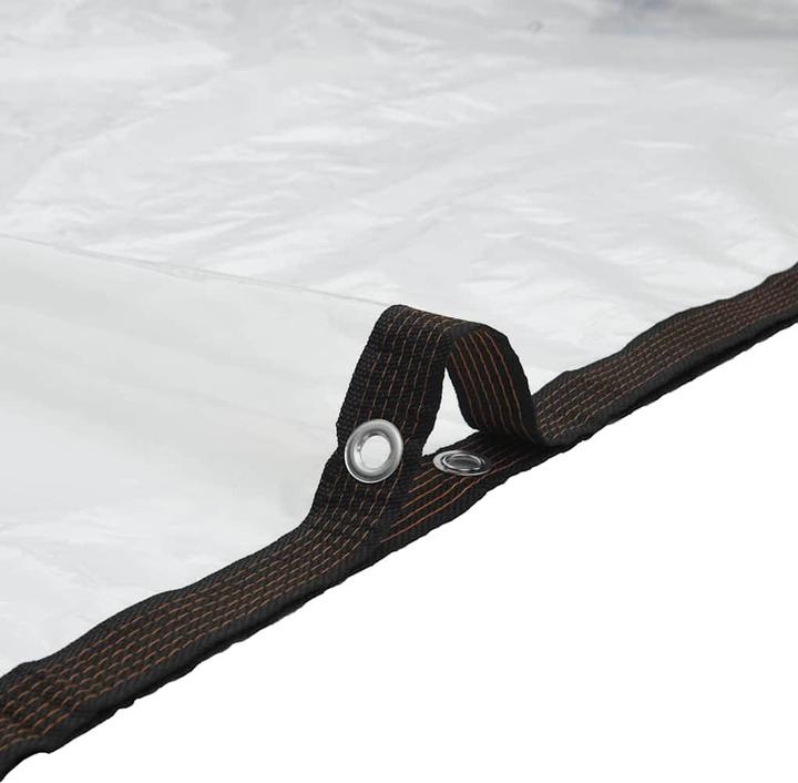 Produktbild vidaXL Transparente Plane mit Ösen 2x6 m Polyethylen durchsichtige Plane (200 x 600 cm)