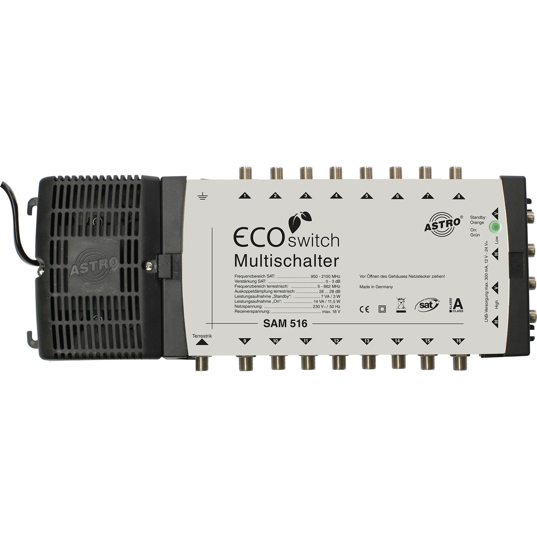 Astro SAM 516 ECOswitch (Multischalter), SAT Zubehör