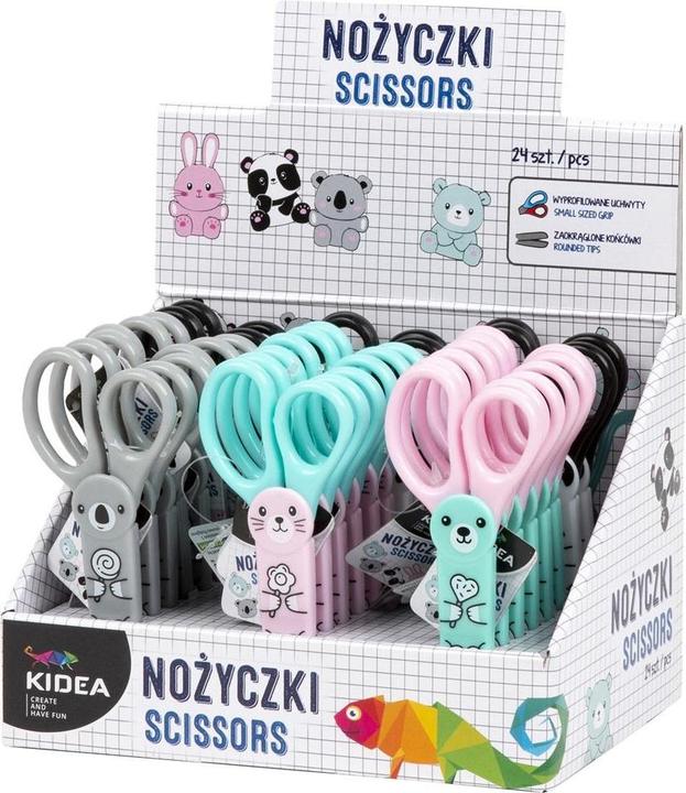 Actual product image Derform Schere mit Figur im Etui (24 Stück) KIDEA (12.50 cm)
