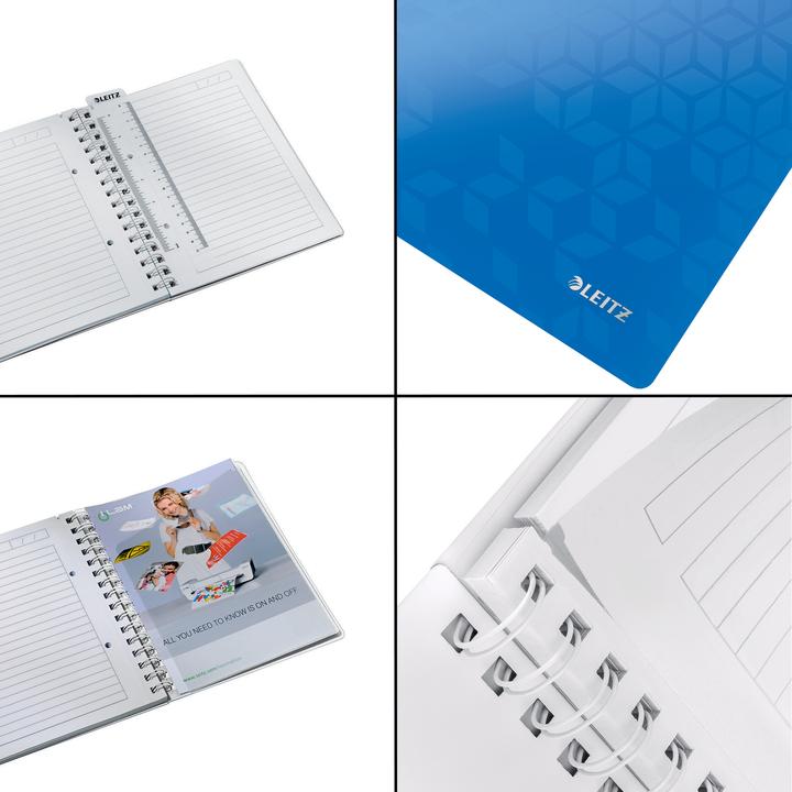 Actual product image Leitz Spiral book WOW (A5, Lined, Soft cover)