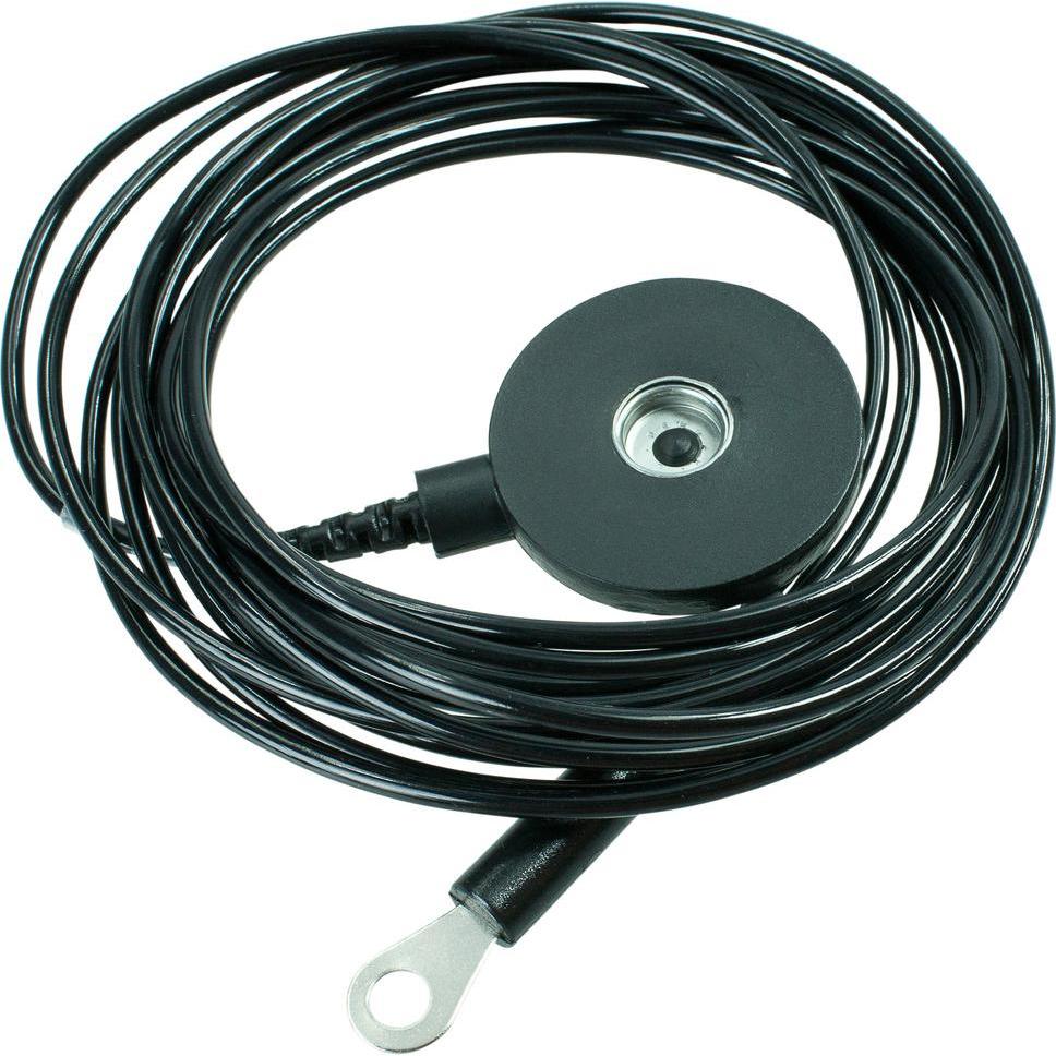 Wetec, Kabelleitung, Erdungsleitung, ESD, 10 mm DK/Öse 5,5 mm, 3 m, 1 MOhm (3 m)