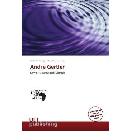 André Gertler, Fachbücher