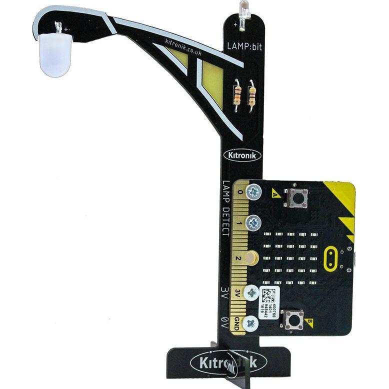 Kitronik 5643, Light module, micro:bit, Black, Gold, White, Yellow, 77 mm, 135 mm, Entwicklungsboard Zubehör, Gelb, Gold...