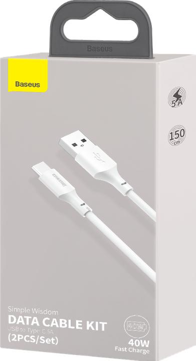Produktbild Baseus TZCATZJ-02 USB Kabel USB A USB C (1.50 m, USB 2.0, 40 W)
