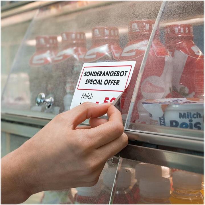 Actual product image Herma Weatherproof labels A4 removable