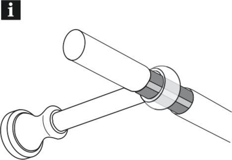 Image du produit Gardinia Raccord de tige pour Bifo blanc 28 mm