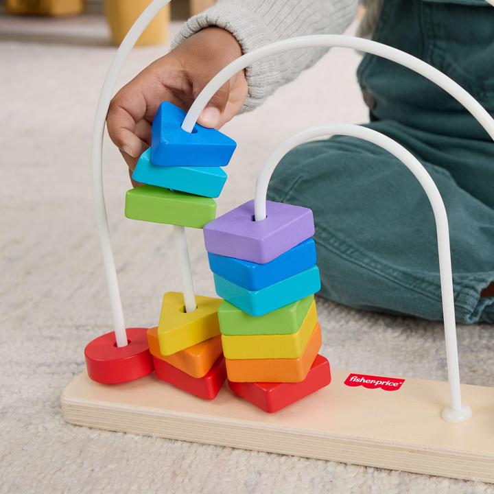 Actual product image Fisher-Price Regenbogen-Motorikschleife aus Holz