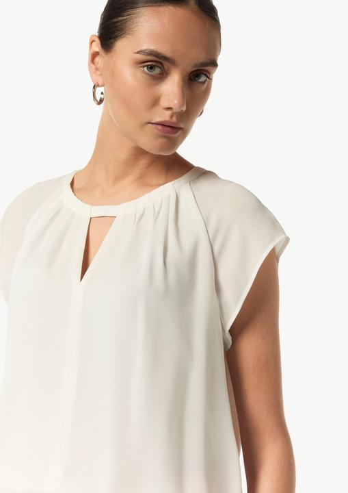 Produktbild Comma Bluse Chiffon-Bluse mit Kappärmeln (34)