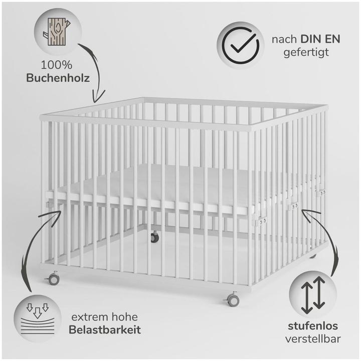 Produktbild Sämann Premium Laufgitter (100 cm, 75 cm, Buche)