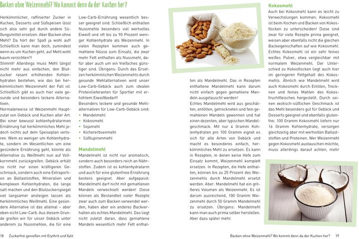 Actual product image Zuckerfrei geniessen mit Erythrit und Xylit (German, Veronica Pichl, 2020)