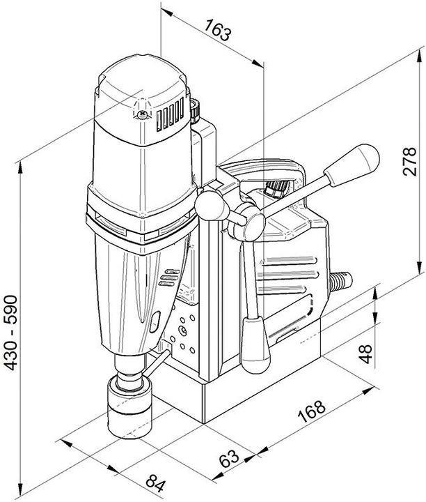 Immagine prodotto BDS Foratrice magnetica MABasic 450