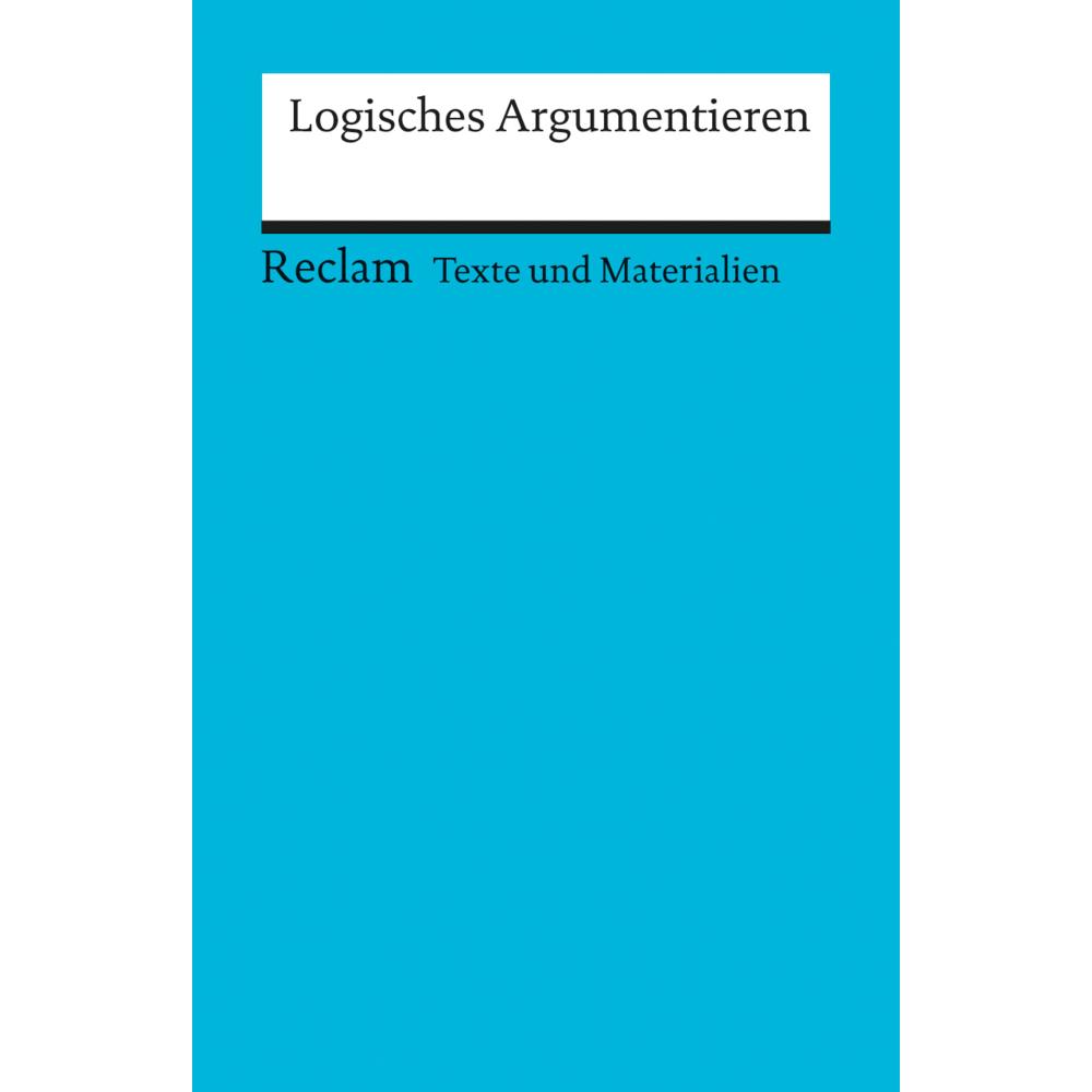Logisches Argumentieren, Schulbücher von Wolfgang Weimer