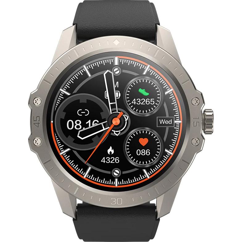Thumbnail - Kumi GW2, Schwarz (46 mm), Smartwatch