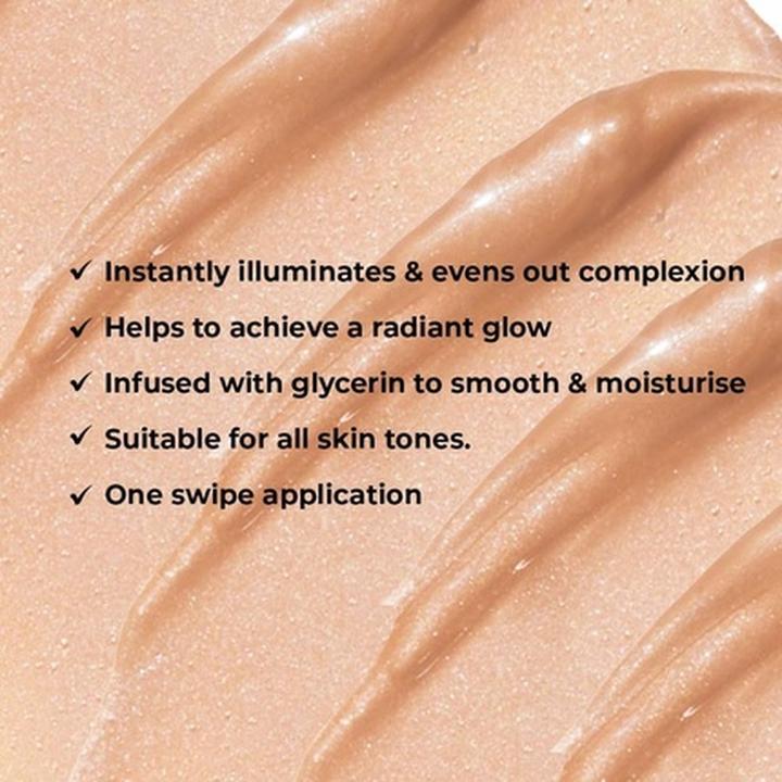 Produktbild Makeup Revolution Bright Light Face Glow Brightening Skin Tint Radiant Finish Lustre Medium (Lustre Medium Light)