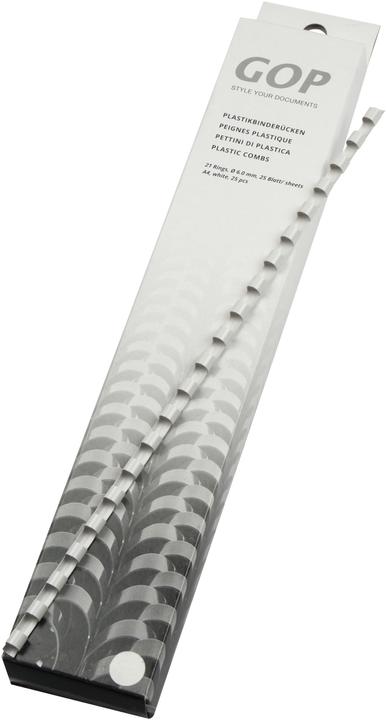 Produktbild GOP Plastikbinderücken A4 6 mm