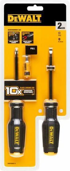 Actual product image DeWalt Set of 2 vnt.. FULLFIT screwdrivers with magnetiser (DWHT62057-0)