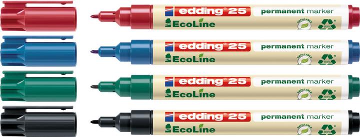 Produktbild Edding Permanent Marker 25 EcoLine (Grün, 1 mm, 1 x)